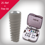 25 Alef implants + Surgical kit